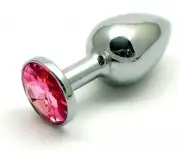 Анальные пробки серебристый