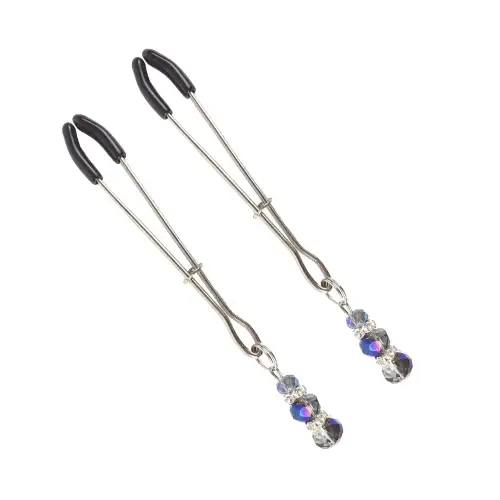 Зажимы для сосков Art of Sex - Nipple Clamps Lovely Blue photo 1