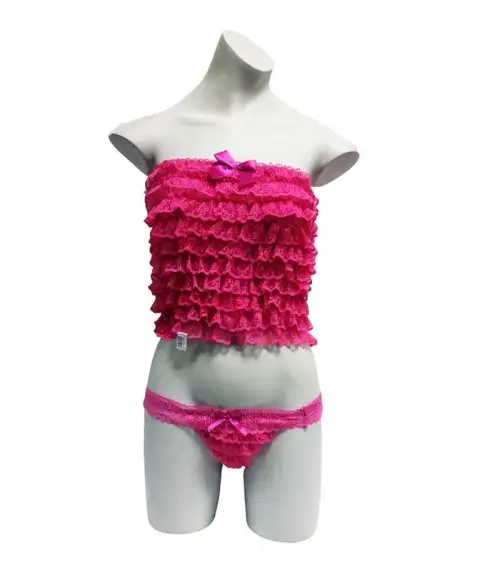 Комплект интимного белья: топ и трусики-стринги photo 1