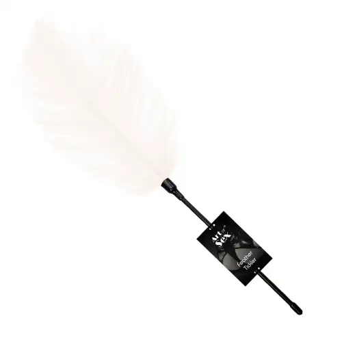 Щекоталка со страусиным пером Art of Sex - Feather Tickler, цвет Белый photo 1