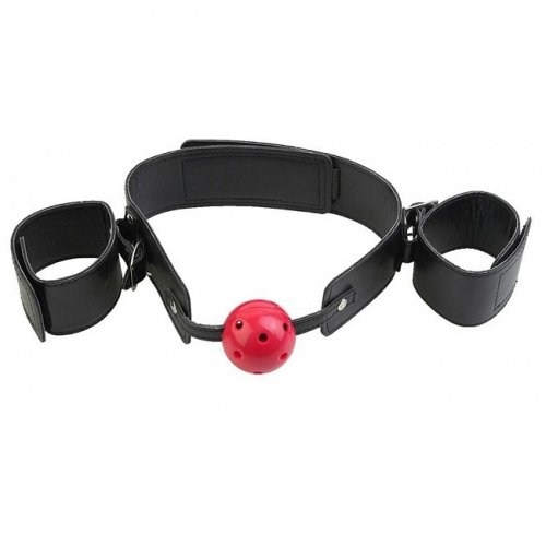 Кляп BREATHABLE BALL GAG RESTRAINT photo 1