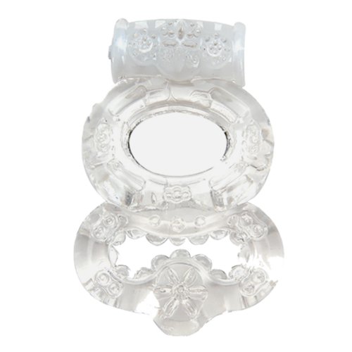 Эрекционное кольцо с вибрацией Climax Gems Crystal Ring photo 1