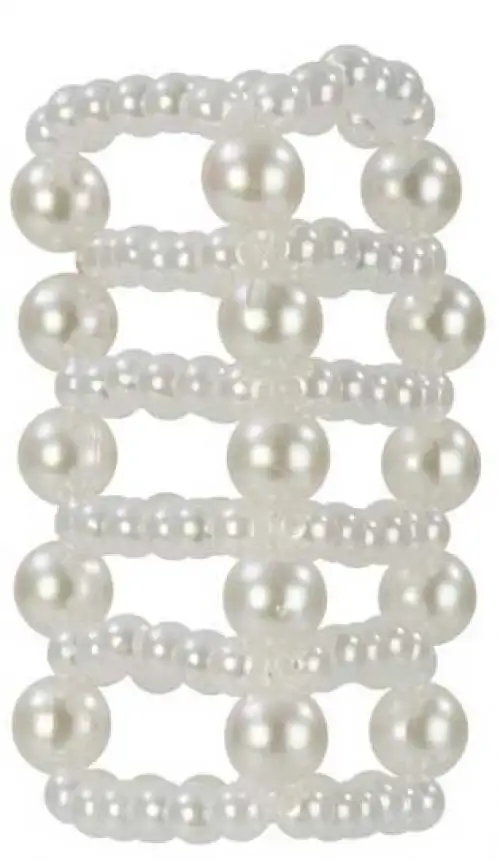 Эрекционная насадка BASIC ESSENTIALS PEARL STROKER BEADS photo 1