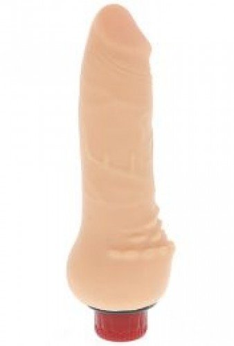 Вибромассажер REALSTUFF REAL FEELING VIBE 7INCH, телесный photo 1