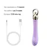 Вибратор для точки G с подогревом Zalo Sweet Magic - Courage Fantasy Violet photo 6