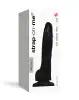 Реалистичный фаллоимитатор Strap-On-Me SOFT REALISTIC DILDO Black - Size S photo 3