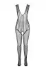 Сетчатый телесный бодистокинг с рисунком боди и гетр Casmir CA006 photo 3