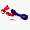 Анатомический вибратор для обоих партнёров Gpop - Royal Blue photo 4