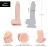 Реалистичный фаллоимитатор на присоске ADDICTION — Mark 7,5″ Dildo With Balls, Beige photo 4