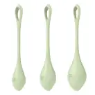 Набор йони бусин Satisfyer Yoni Power 2 Light Green, диаметр 2-2,5-3см, вес 22-44-73гр photo 1
