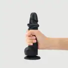 Реалистичный фаллоимитатор Strap-On-Me Sliding Skin Realistic Dildo Black - M, эффект подвижной photo 1
