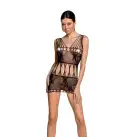 Бодистокинг — мини-платье с бабочками Passion BS090 black photo 1