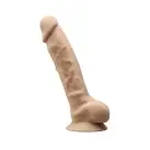 Фаллоимитатор с вибрацией SilexD Vetus Vibro Flesh (MODEL 1 size 8in) + LRS, двухслойный photo 2