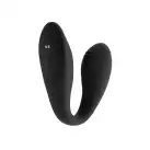 Двойной вибратор S Pleasures Premium Delight, черный, для клитора и точки G, 10 режимов photo 2