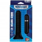 Анальный вибромассажер Menzstuff Ribbed Torpedo Vibr. 6inch, черный photo 2