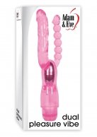 Двойной вибратор Dual Pleasure Vibe, розовый photo 2
