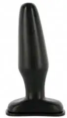 Анальная пробка THE ANAL PLEASURE SYSTEM MEDIUM BLACK photo 1