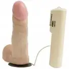 Вибратор ROTATING REALISTIC 6 WHITE photo 2