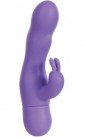 Вибратор PURRFECT SILICONE DUO VIBRATOR, фиолетовый photo 1