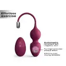 Вагинальные шарики Dorcel LOVE BALLS PLUM, вибрации и движения внутреннего шарика, пульт ДУ photo 2