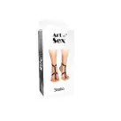 Чокер на 2 ножки Art of Sex - Stelia, цвет Белый photo 2