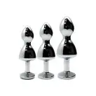 Металлическая анальная пробка Wooomy Lollypop Double Ball Metal Plug L диаметр 3,5 см, длина 10,5 см photo 4