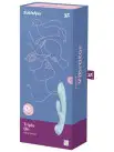 Вибратор-кролик Satisfyer Triple Oh Blue photo 4