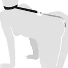 Анальный крюк 3 с ошейником из натуральной кожи Art of Sex - Anal hook, Черный photo 4