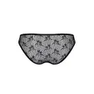 Трусики-слипы с кружевной сеточкой Dina Thong black XXL/XXXL - Passion photo 6