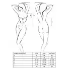 Корсет с открытой грудью DIABOLINA CORSET black S/M - Passion, пажи, трусики, полупрозрачный photo 5