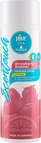 Массажный лосьон pjur SPA Scentouch - Strawberry 200 мл photo 1