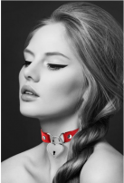 Чокер Bijoux Pour Toi - HEART LOCK Red photo 1