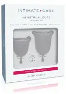 Jimmyjane Menstrual Cups - набор менструальных чаш, 14 мл и 21 мл, прозрачный photo 4