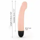 Вибратор Dorcel Real Vibration M Flesh 2.0, диам 3,7см, перезаряжаемый, для точки G photo 3