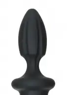 Анальный плаг с дилдо Doc Johnson Kink - Dual Density SECONDSKYN Fuck Plug - Black photo 2